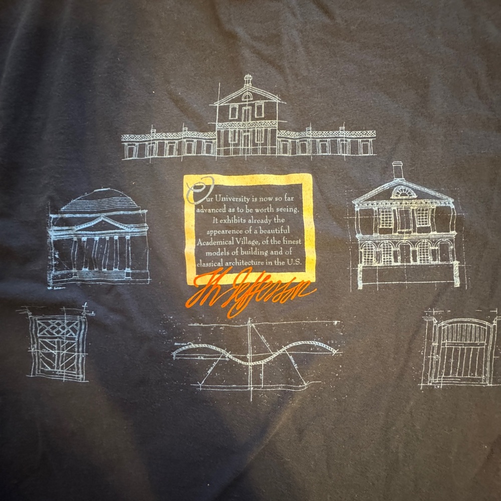 UVA University of Virginia Graphic T-Shirt Size Small